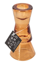 Afbeelding in Gallery-weergave laden, Glazen kaarsenstandaard sandstone
