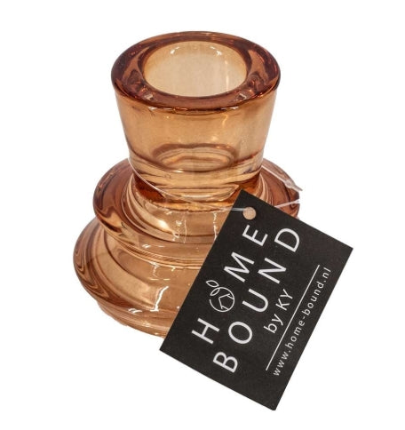 Glazen kaarsenstandaard - Sandstone