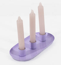 Afbeelding in Gallery-weergave laden, Kaarsenstandaard ovaal - Lila
