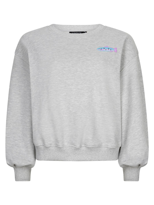 Ydence Sweater True catch - Grey melange