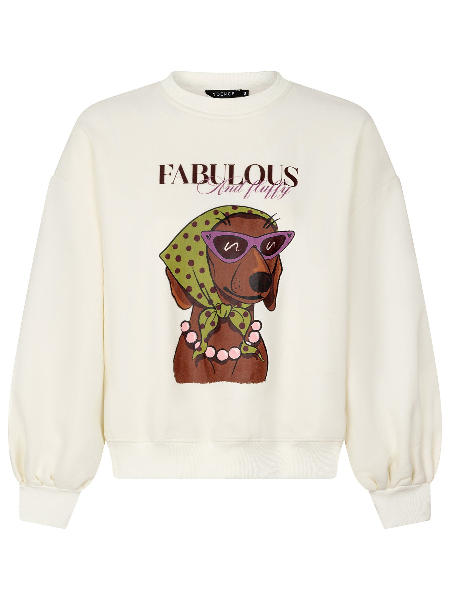 Ydence Sweater Fabulous and fluffy - Ecru