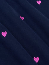 Afbeelding in Gallery-weergave laden, Ydence Sweater Hearts - Navy/fuchsia purple
