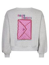 Afbeelding in Gallery-weergave laden, Ydence Sweater Love letter - Grey melange
