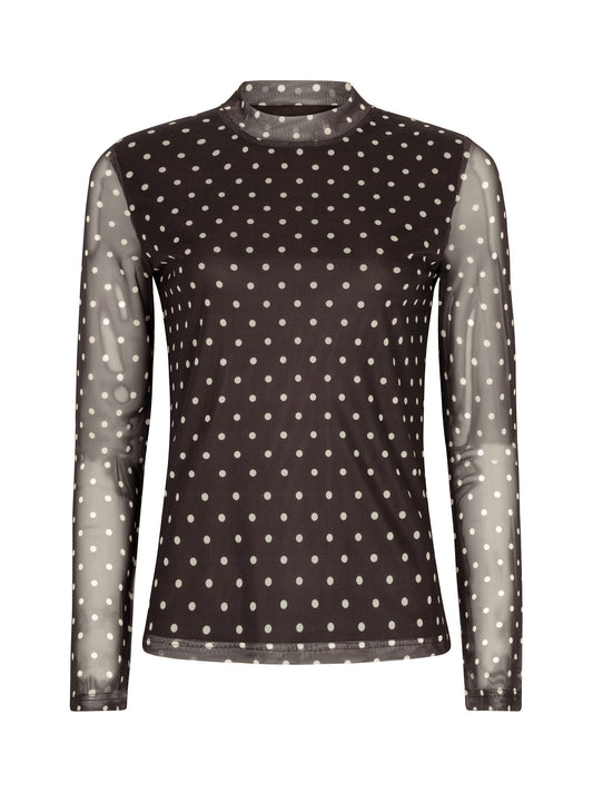 Ydence Top Bailey - Brown/Ecru