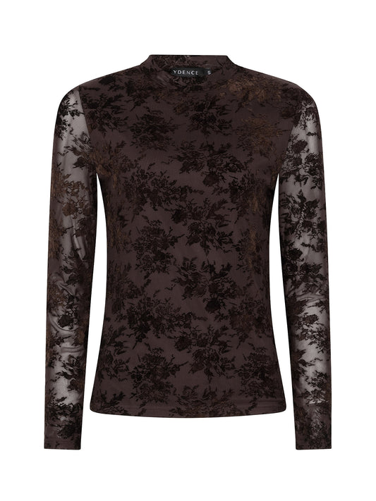 Ydence Top Brandy - Brown