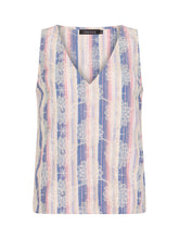 Afbeelding in Gallery-weergave laden, Top Cela - Denim blue/pink stripe

