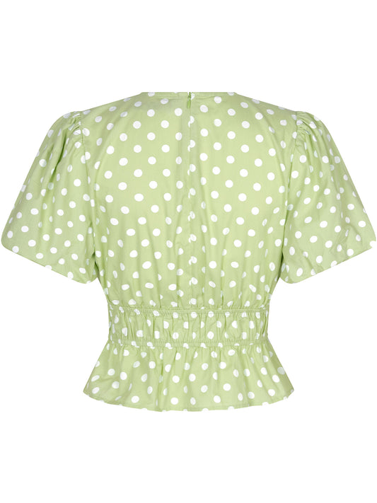 Ydence Top Liselot - Matcha green