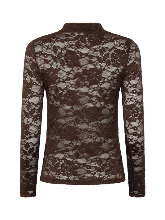 Ydence Top Rita - Dark Brown