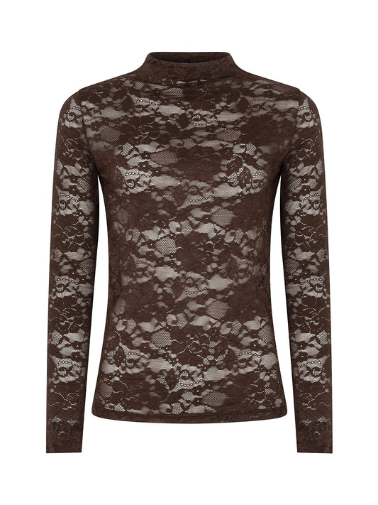 Ydence Top Rita - Dark Brown