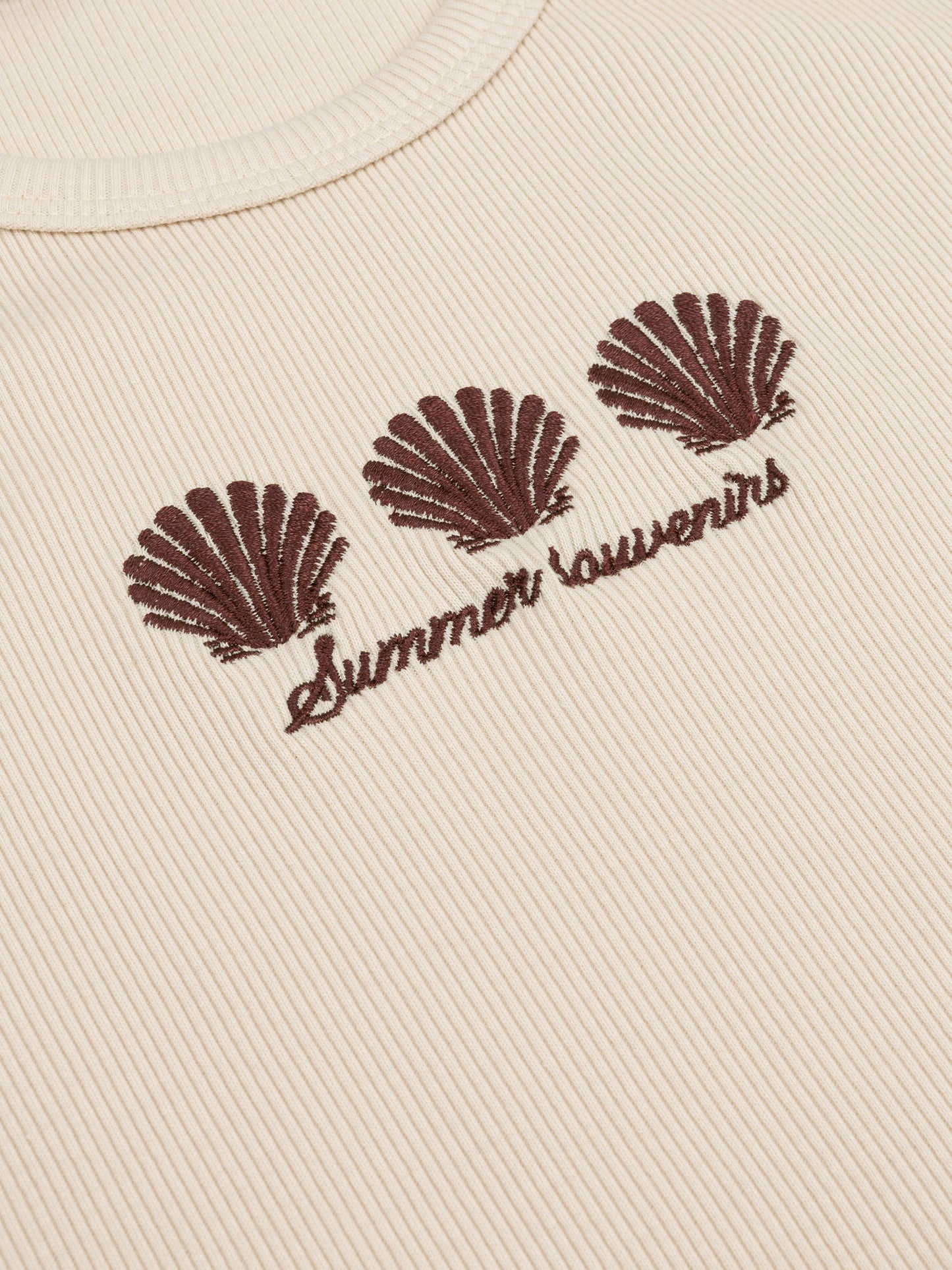 Ydence Top Sea shells - Beige