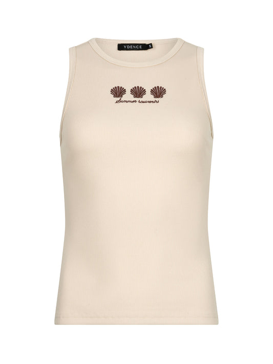 Ydence Top Sea shells - Beige