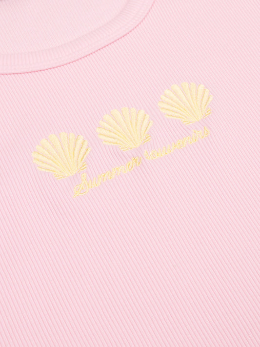 Ydence Top Sea shells - Pink