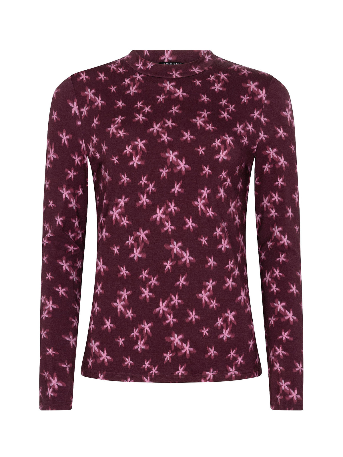 Ydence Top Vanya - Plum flower