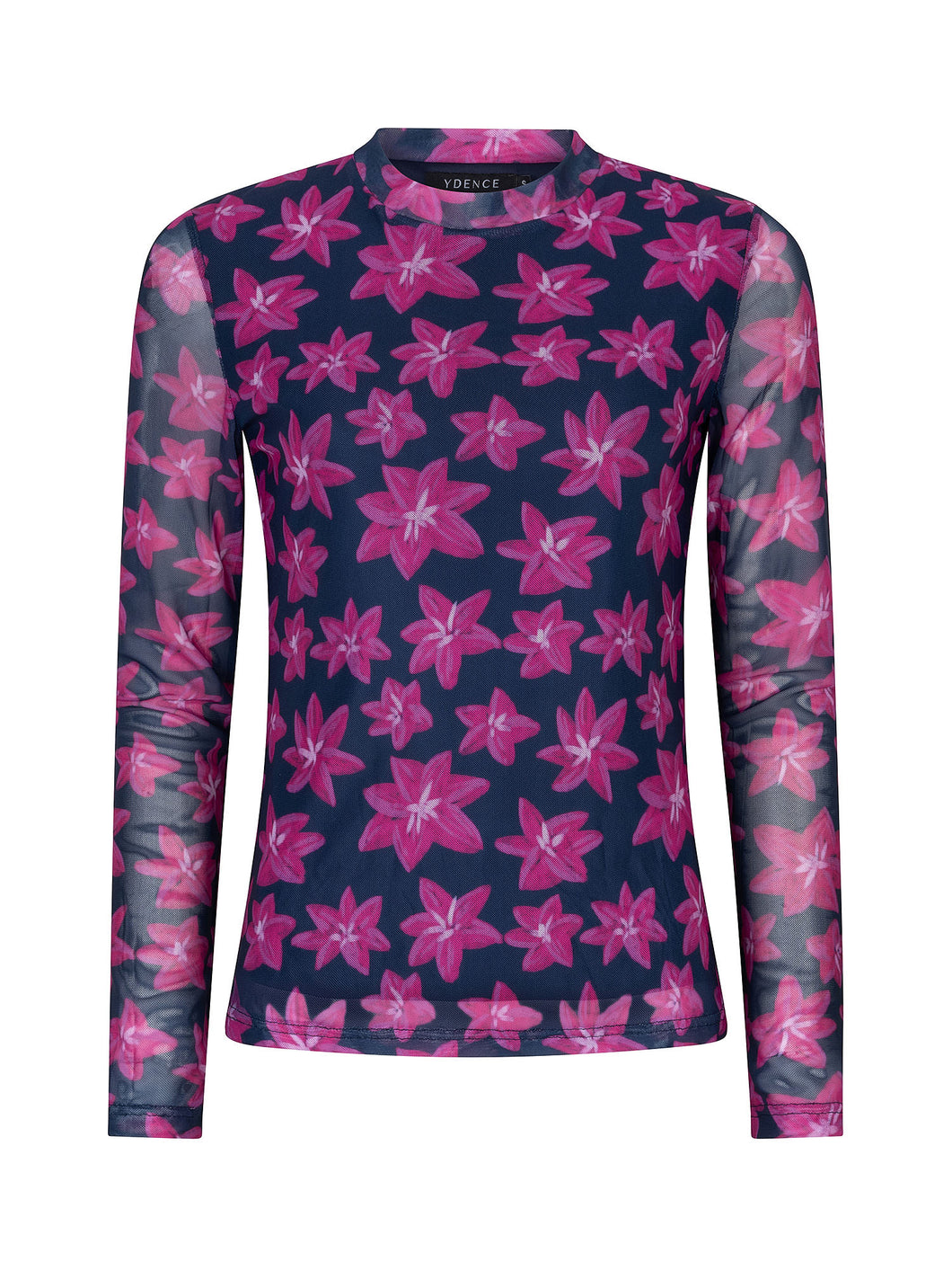 Ydence Top Willemijn - Navy flower