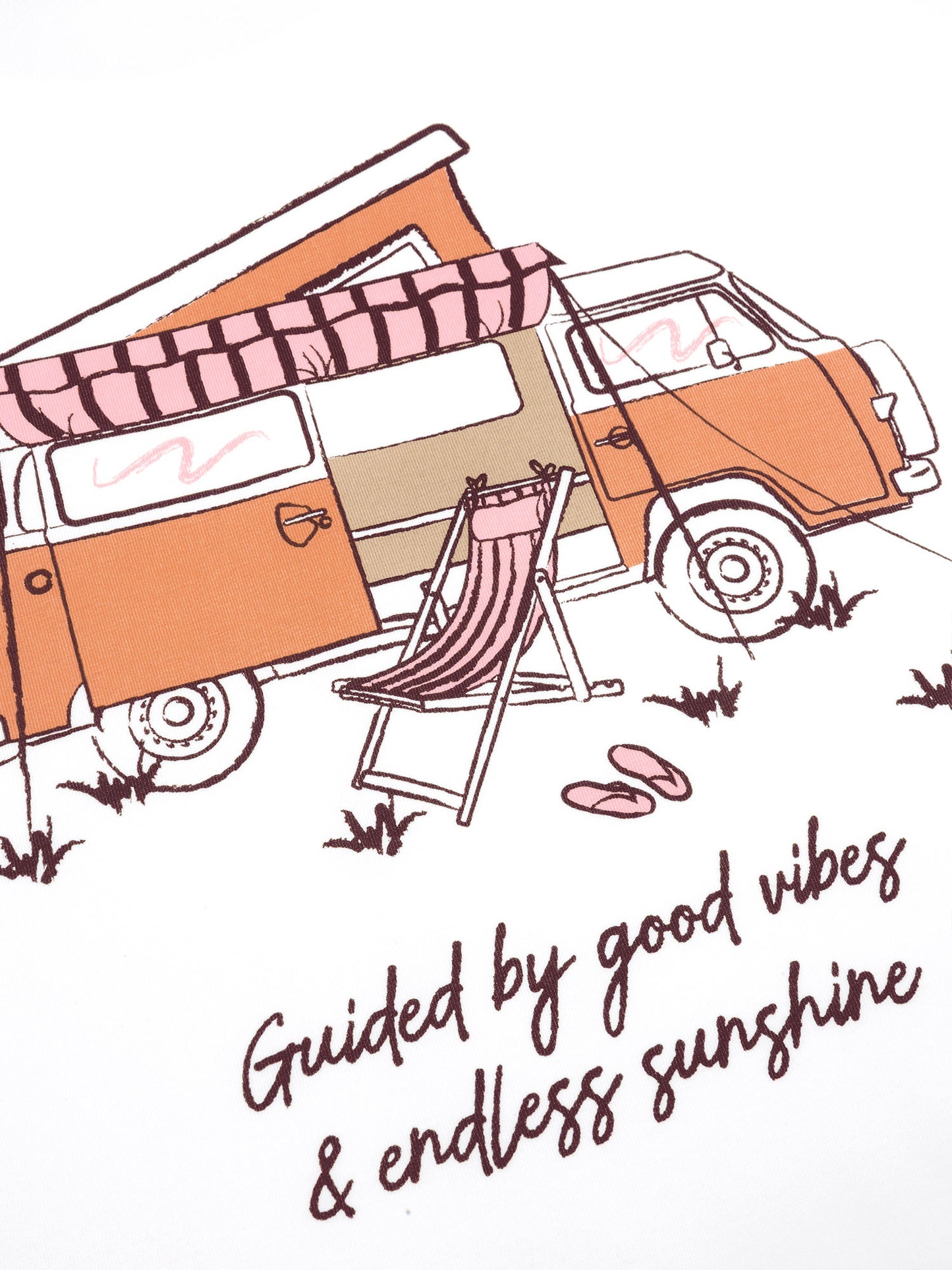 Ydence T-shirt Camper - Burnt orange