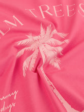 Afbeelding in Gallery-weergave laden, T-shirt Palm trees - Coral pink
