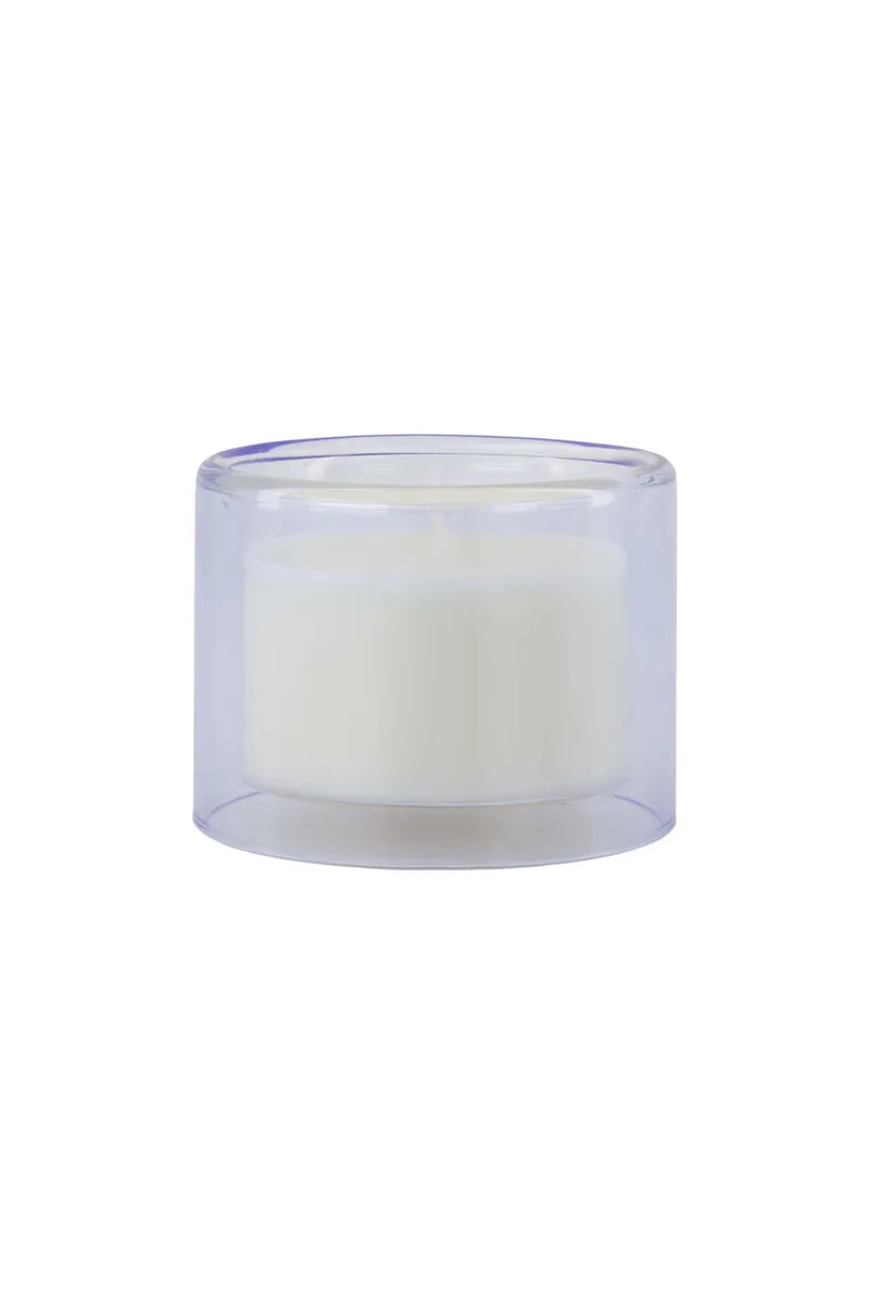 Zusss Geurkaars glas dikke kusss M - Blauw