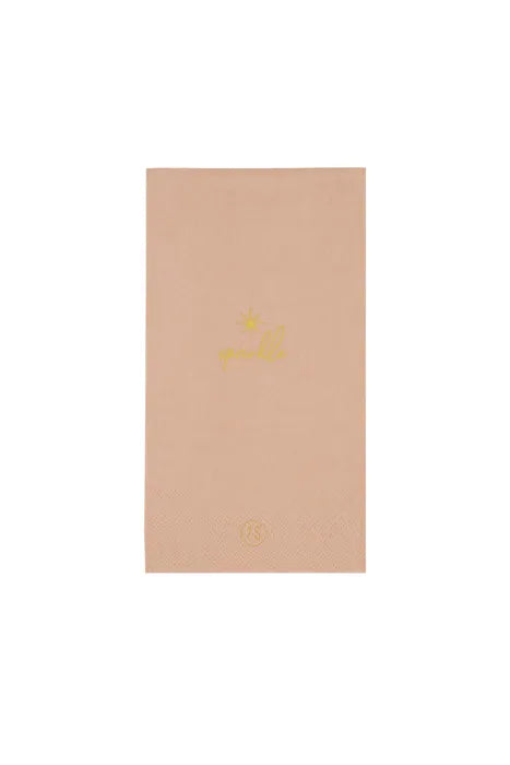 Zusss - Servetten sparkle / Poederroze