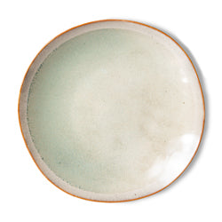 70's ceramics side plates - Mist