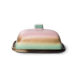 Botervloot - HK living 70's butter dish Mercury