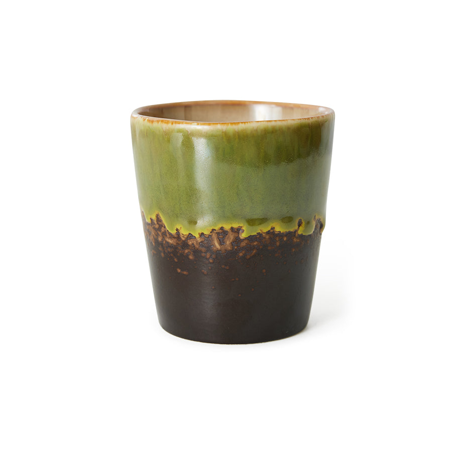Hk Living 70s ceramics - Coffee mug algae