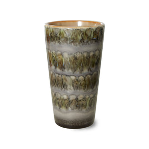 Hk Living 70s ceramics - Latte mug fern