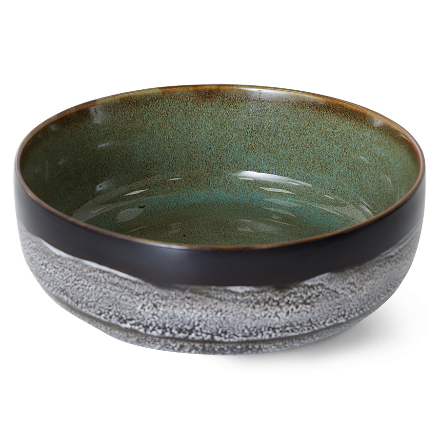 70s ceramics: salad bowl - Rock on