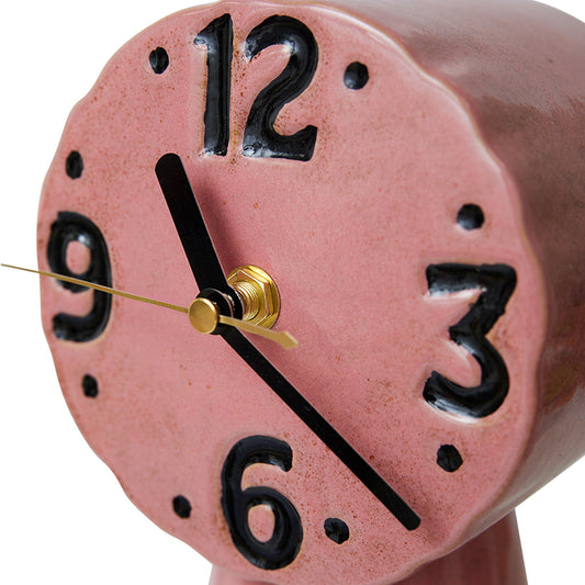 Hkliving retro ceramic clock - Pink