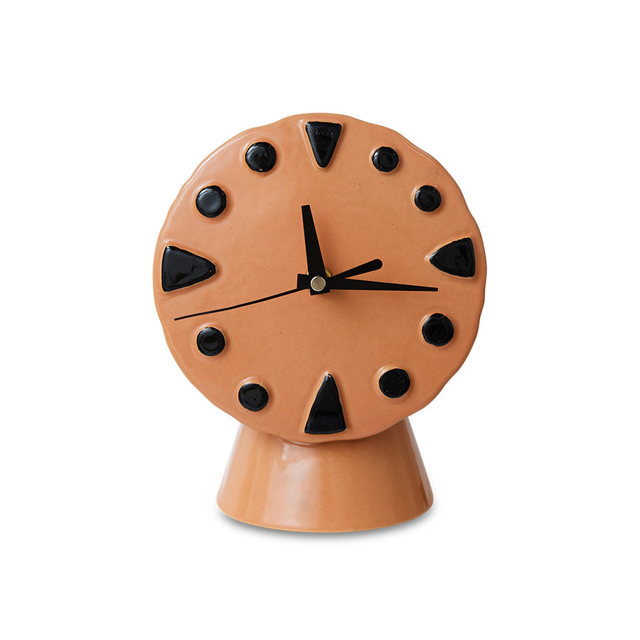 Hkliving retro ceramic clock - Peach