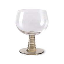 Afbeelding in Gallery-weergave laden, HK Living Wijnglas - Oker/Groen
