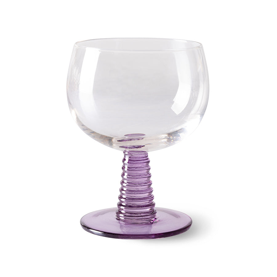 HK Living Wijnglas - Paars