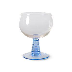 HK Living Wijnglas - Blauw