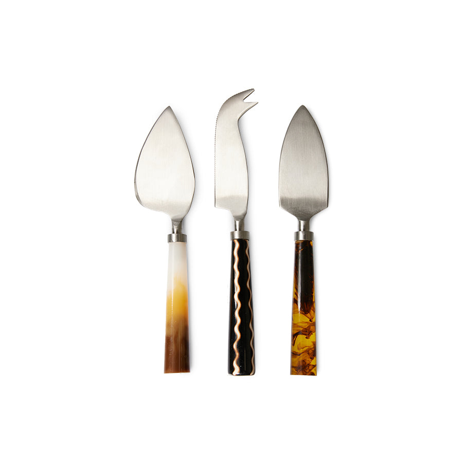 HK Living - Cheese knives - Havana