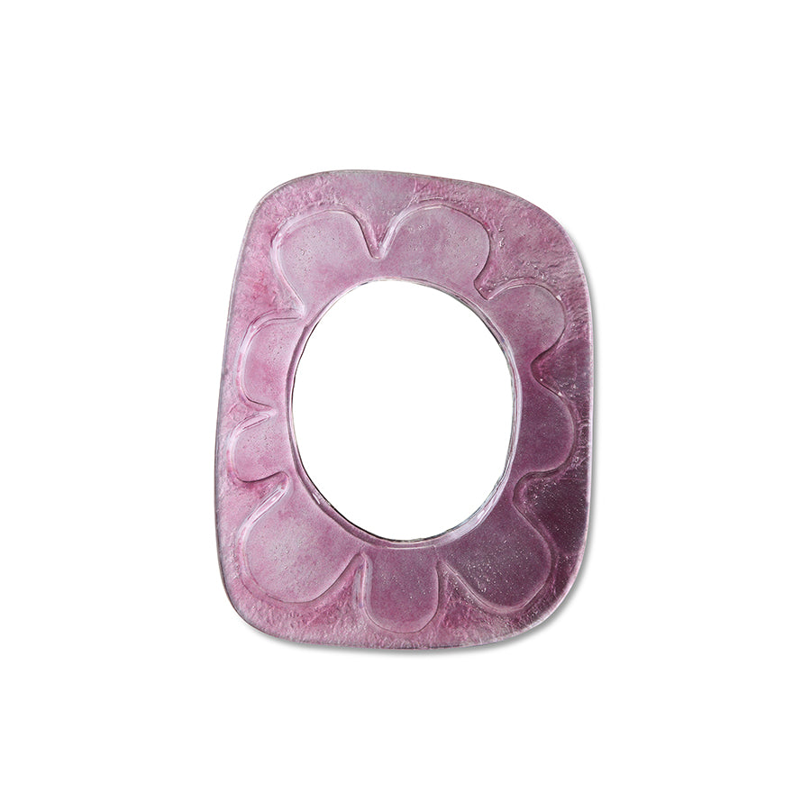 Hkliving - Funky wall mirror, Pink