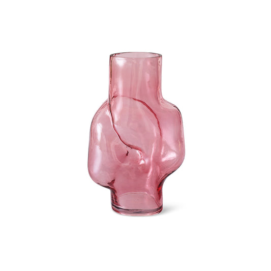 HK Living vaas gleam glass high - Roze
