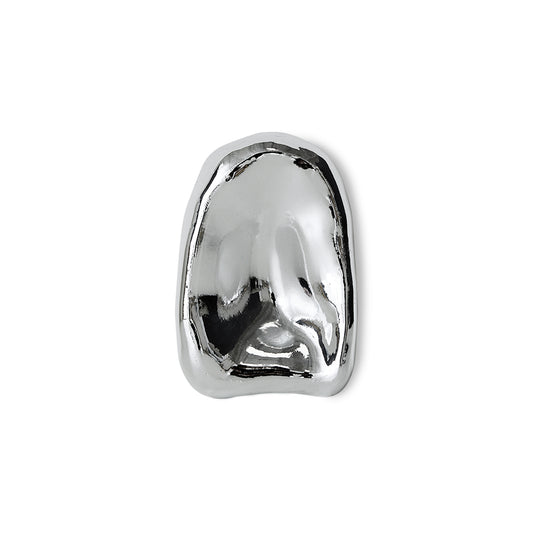 HK Living Glass sculpture - Chrome no. 1
