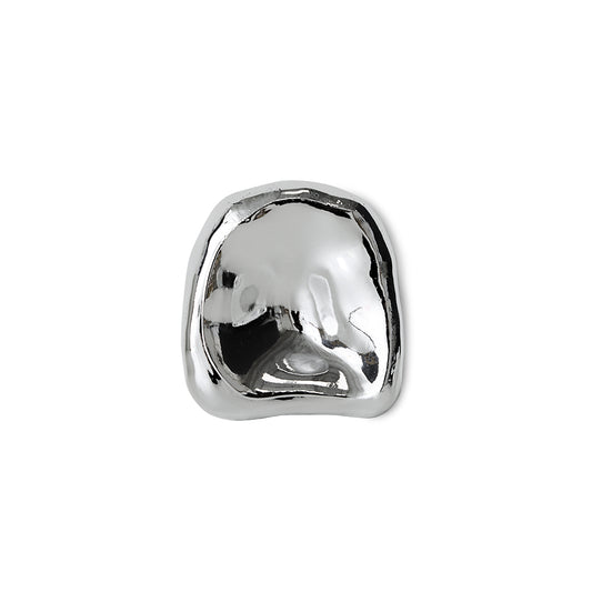 HK Living Glass sculpture - Chrome no. 2