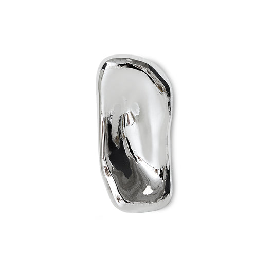HK Living Glass sculpture - Chrome no. 4
