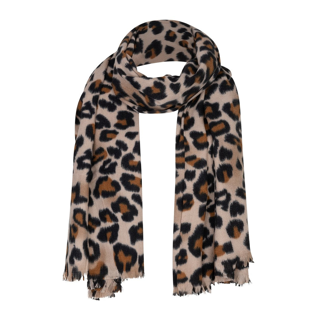Sjaal - Leopard Lichtbruin