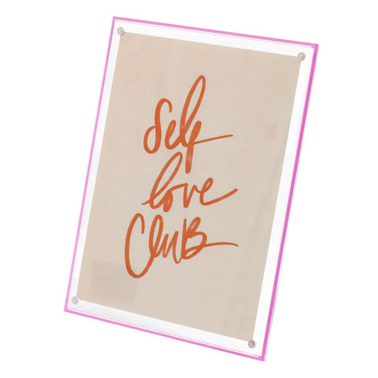 Fotolijstje Self love Club - Roze