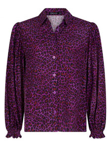 Blouse Alyssa - Purple Leopard