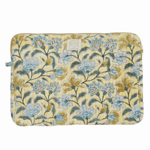 Laptop sleeve bohemian - Geel/blauw/groen