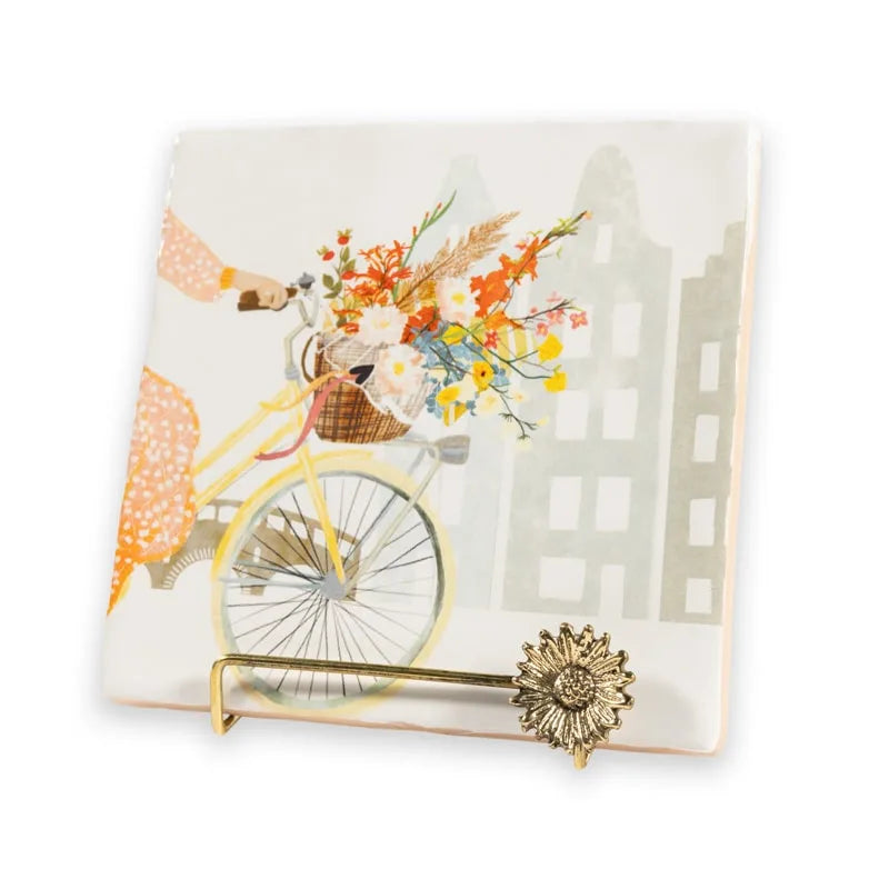 Storytiles- Standaard gouden Bloem Daisy