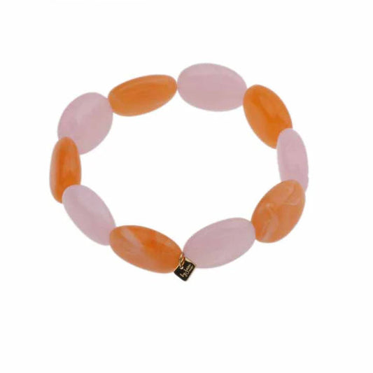 Armband Valencia - Roze/oranje