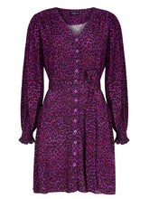 Afbeelding in Gallery-weergave laden, Dress Bailey - Purple Leopard
