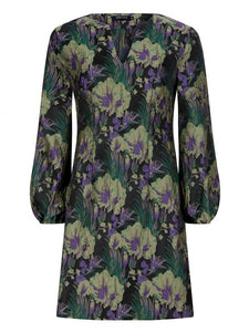 Dress Charlot - Apple green/purple