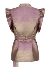 Afbeelding in Gallery-weergave laden, Gilet Ziggy - Gold/pink
