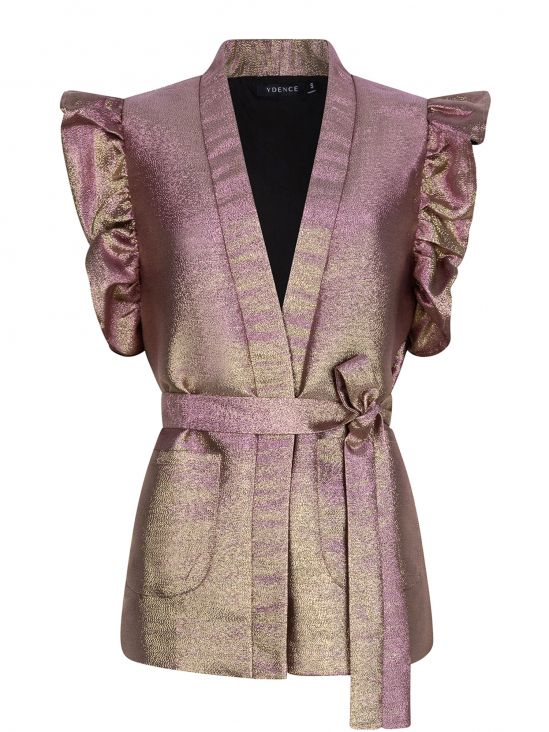 Gilet Ziggy - Gold/pink
