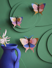 Afbeelding in Gallery-weergave laden, Studio ROOF - Gold Rim Butterflies set of 3
