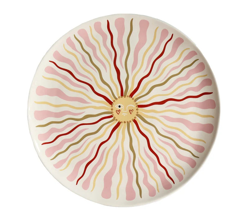 All the Luck in the World - Plate Pink Sun